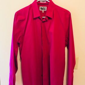 Men’s (or women’s) hot pink button up